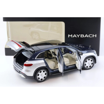 Mercedes-Maybach EQS 680 SUV (Z296) 2024 blue/silver - skala 1:18 - NZG